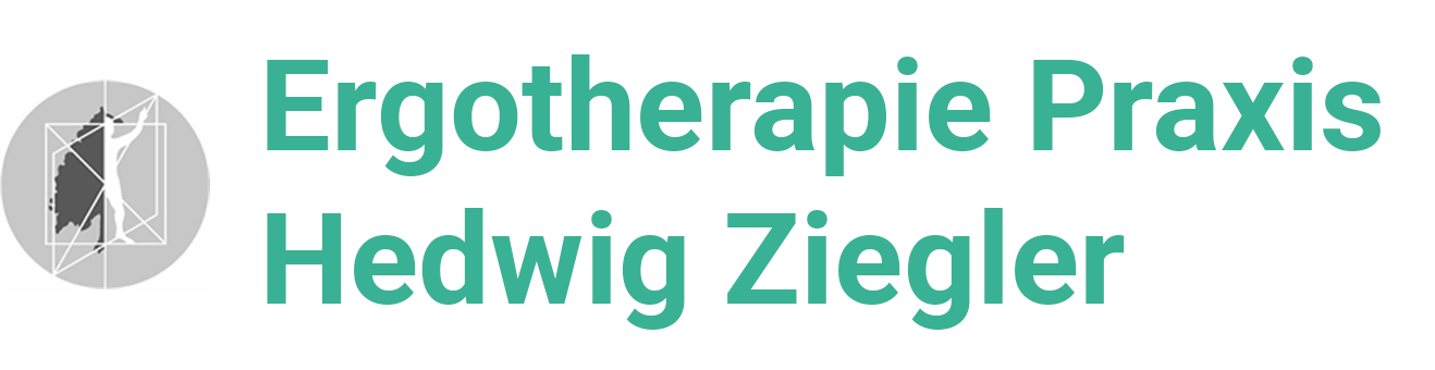 Logo Ergotherapie Praxis Hedwig Ziegler · Röntgenstr. 5 · 82152 Planegg